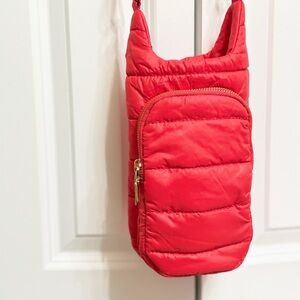 Red Quilted Women's Bag